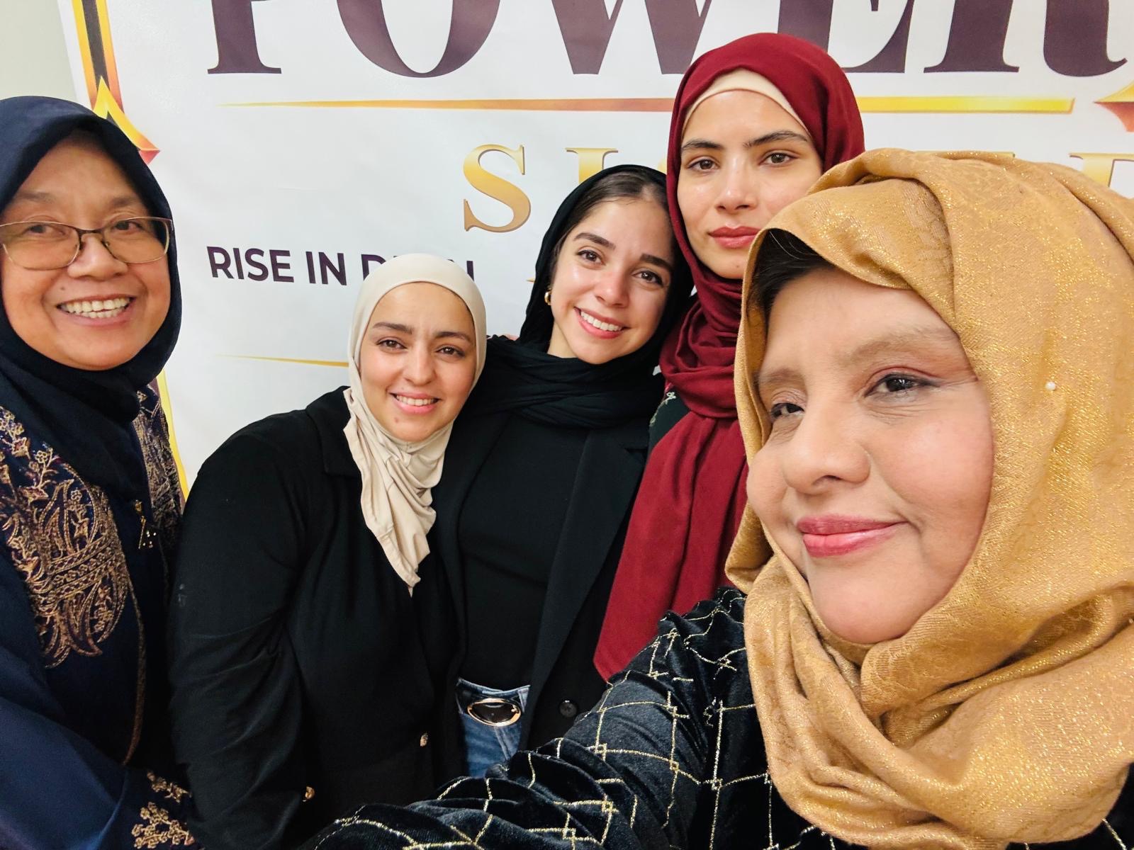 Sisters celebrating new friendships at the launch